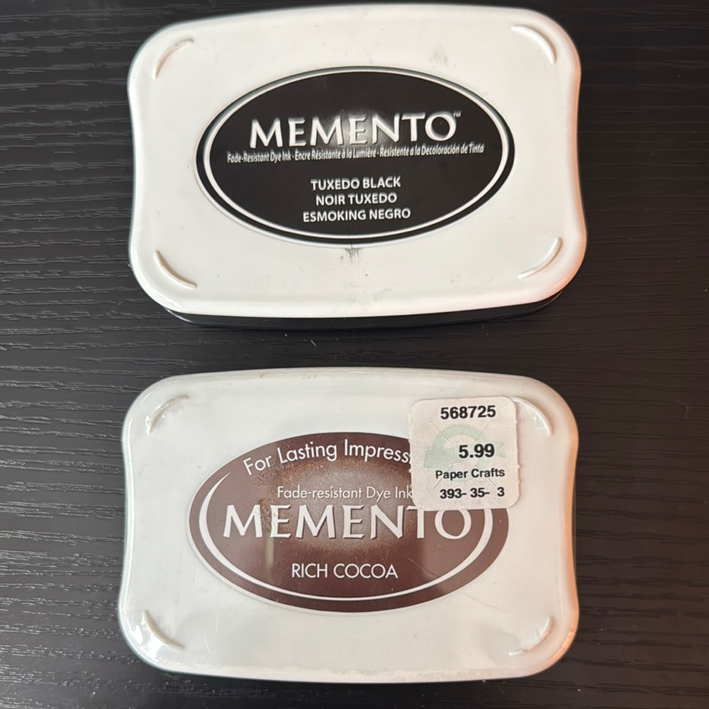 Meme Tuxedo Black and Rich Cocoa Home Design Stamps
